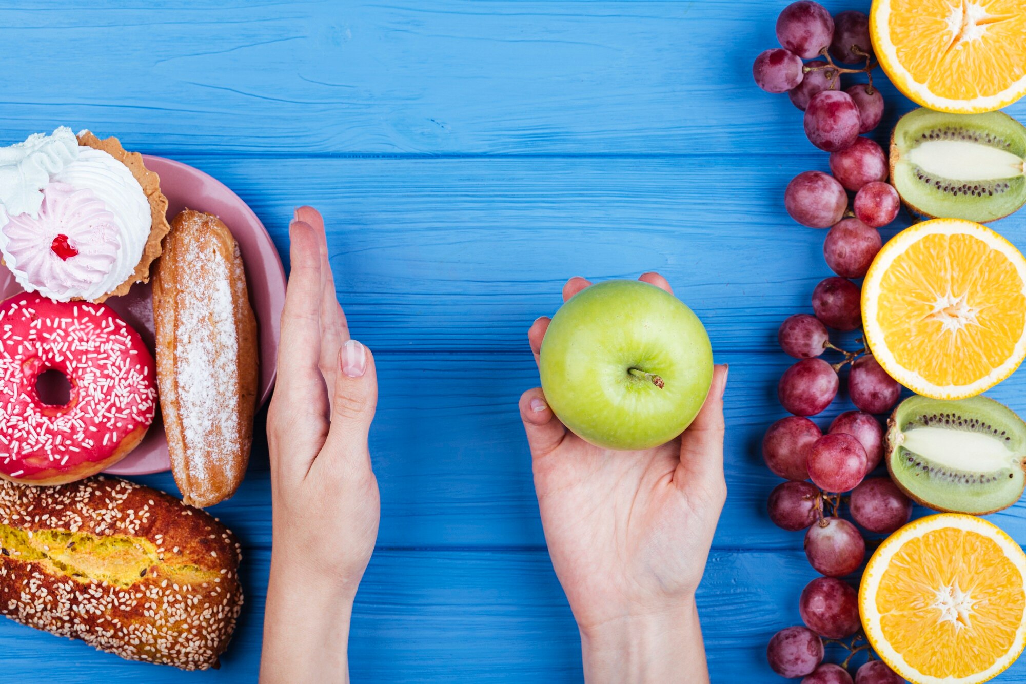 Fresh organic vegetables including leafy greens and colorful produce for diabetes diet